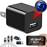 Spy Camera Wireless Hidden WiFi Camera with Remote View - HD 1080P - Spy Camera Charger - Spy Camera Wireless - USB Hidden Camera - Nanny Camera - Premium Security Camera - Hidden Cam - iOS Android