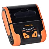 Rongta Portable Receipt Printer 80mm Mobile POS Direct Thermal Printer with Bluetooth+USB, Compatible with Android&Windows Phone, Do Not Square/Ipad, RPP300