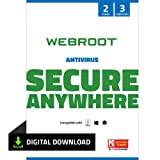 Webroot Antivirus Software 2023 | 3 Device | 2 Year Download for PC/Mac