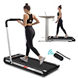 FYC Under Desk Treadmill - 2 in 1 Folding Treadmill for Home 2.5 HP, Foldable Treadmill Compact Electric Treadmill Remote Control LED Display Walking Running Jogging for Home Office