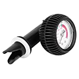 Keenso Inflatable Gauge Boat, 0-5.08 PSI Air Pressure Gauge Fishing Inflatable Boat Barometer Inflatable Boat Parts for Inflatable Boat/Kayak/Surfboard/SUPBoard Raft (Black)