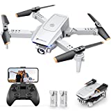 Dynalog Mini Drone for Kids, DR-DF100B 1080P HD FPV Drone for Adults Beginner, Foldable Drone with Camera RC Drones for Boys or Girls W/Different Camera Shift, 2 Battery, Speed Switch, and Circle Fly