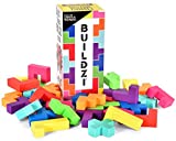BUILDZI by TENZI - The Fast Stacking Building Block Game for The Whole Family - 2 to 4 Players Ages 6 to 96 - Plus Fun Party Games for up to 8 Players