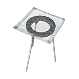 9' Tripod w/ 6' x 6' Screen Mesh Jewelry Making Repair Soldering Stand Bunsen Burner Alcohol Heating Lamp Tool