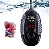 FREESEA Aquarium Fish Tank Heater: 200 Watt Submersible Betta Heater with Adjustable Temperature Display for Aquatic Fish Tank | Saltwater | Freshwater