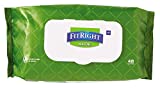 FitRight Aloe Quilted Heavyweight Personal Cleansing Cloth Wipes, Unscented, 576 Count, 8 x 12 inch Adult Large Incontinence Wipes