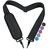Shoulder Strap, Durable 52' Universal Replacement Laptop Shoulder Strap Luggage Duffel Bag Strap Adjustable Comfortable Belt with Metal Hooks for Briefcase Computer Messenger Bag Laptop Notebook Case
