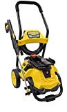Stanley Electric Pressure Washer, SLP2050, 2-in-1 Mobile Cart or Detach Portable Use with Detergent Tank, 2050 Max PSI, 1.4 GPM, Great for Washing Cars