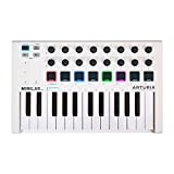 Arturia MINILAB MKII Universal MIDI Controller MiniLab MkII Keyboard Controller Features a Great-Feeling Keybed with 25 Slim Keys, 16 Knobs, 8 Pads and Touch Controls in a Space Saving Package