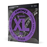 D'Addario Guitar Strings Set, Chromes, Jazz Light
