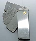 COLIBROX Garage Door Spring Measure Tool Residential Pocket Wire Gauge .187 -.312