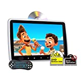 Headrest DVD Player, Eonon Universal Vehicle Headrest Monitor Portable for Kids with HDMI Input, Built-in Front Speakers, Support USB/SD/Touch Buttons, 10.1 Inch-L0323