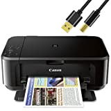 Canon Wireless Photo Printer All-in-one Color Inkjet Printer Print, Copy, Scan and Mobile Device and Tablet Printing with 6 ft NeeGo Printer Cable