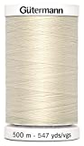 Gutermann Sew-All Thread 547yd, Eggshell
