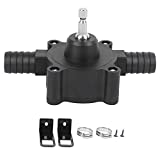 Electric Drill Pump, Self Priming Water Transfer Pump Fits 3/4' Hose, Plastic Stainless Steel Mini Portable Centrifugal Pump