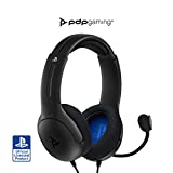 PDP Gaming LVL40 Wired Stereo Headset With Noise Cancelling Microphone: Black - PS5/PS4