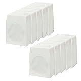 BestDuplicator White Cd/Dvd Paper Media Sleeves Envelopes with Flap and Clear Window (1000 Sleeves)