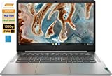 Newest Lenovo Chromebook 14' FHD Touchscreen Laptop for Business,Student, Octa-Core MediaTek MT8183, 4GB RAM, 64GB eMMC+64GB Card, WiFi, Webcam, 10+ Hours Battery, Chrome OS, Arctic Grey, TECL Bundle