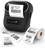 Phomemo M220 Label Maker, Upgrade Barcode Printer, Bluetooth Thermal Label Printer, 3 Inch Portable Sticker Maker Machine for Barcode, Address, Mailing, Home, Small Business, Compatible with Phone,PC