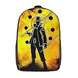 Anime Boys Girls Backpacks, 17 inch Cartoon Animal Laptop Bags Daypack 3D Printed Lightweight Durable Backpack Schoolbag for Back to School Teens Elementary Middle School Bookbag