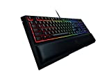 Razer Ornata Chroma Revolutionary Mecha-Membrane RGB Gaming Keyboard with Individually Backlit Mid-Height Keys Wrist Rest - Ergonomic Design (Renewed)