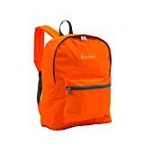 Everest Basic Backpack, Tangerine, One Size