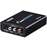 Tensun 3RCA AV CVBS Composite & S-Video R/L Audio to HDMI Converter Adapter Support 720P/1080P for PS2 PS3 NES SNES Nintendo 64 HDTV