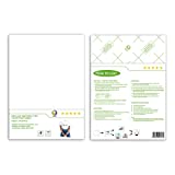 MR.R Laser Printable Heat Transfer Paper for Light Cotton T-shirt Fabric A4 size 8.3X11.7' Pack of 10 sheets