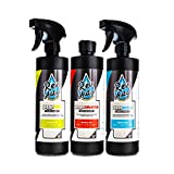 Rev Auto Complete Vinyl Wrap Care Kit | 3 Items (Wrapped Car Cleaning Kit) | Wash Kit for Wrapped Cars | Wrapped Car Wash Kit | Car Kit Includes Wrap Detailer, Wrap Shampoo, & Wrap APC