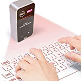 AGS Laser Projection Bluetooth Virtual Keyboard & Mouse for iPhone, Ipad, Smartphone and Tablets