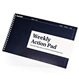Weekly Action Pad by BestSelf — ToDo Notepad Planning Tool Designed to Optimize Your Week, Effectively Manage Tasks, Boost Productivity and Maximize Results - 52 Tear Off 11” x 7” Sheets