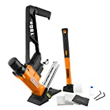 Freeman PF18GLCN Pneumatic 18-Gauge 1-3/4' L-Cleat Flooring Nailer for Bamboo and Exotic Flooring Ergonomic and Lightweight Nail Gun with No Mar Foot for Tongue and Groove Hardwood Flooring, Black