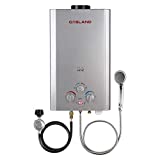 Tankless Water Heater Propane, GASLAND Outdoors 10L 2.64GPM Gas Water Heater, Instant Hot Water Heater, Overheating Protection, Easy to Install, Use for RV Cabin Barn Camping Boat