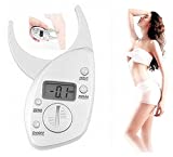Feadem Body Fat Caliper, Digital Body Fat Caliper Skinfold Caliper LCD Display Skin Muscle Tester Analyzer Electronic Fat Measure