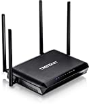 TRENDnet AC2600 MU-MIMO Wireless Gigabit Router, Increase WiFi Performance, WiFi Guest Network, Gaming-Internet-Home Router, Beamforming, 4K streaming, Quad Stream, Dual Band Router, Black, TEW-827DRU
