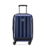 DELSEY Paris Helium Aero Hardside Expandable Luggage with Spinner Wheels, Blue Cobalt, Carry-On 19 Inch