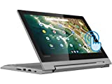 Lenovo 2022 Chromebook Flex 3, 2-in-1 11.6' HD Touchscreen for Business and Student Laptop, MediaTek MT8173C CPU, 4GB LPDDR3, 32GB eMMC, PowerVR Graphics, Webcam, Chrome OS, Grey, 128GB USB Card