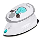 IIMII Mini Travel Steam Iron, Dual Voltage 420W Power, Fast Heat Up, Powerful Steam, Non-Stick Soleplate and Compact Design, Best Travel Quilting Sewing Iron