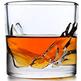 LIITON Grand Canyon Whiskey Glass Set of 4: Heavy Whisky Tumbler Best as Old Fashioned Glasses