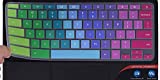 Colorful Lenovo Chromebook Keyboard Cover for Lenovo Chromebook Flex 3 11' /Lenovo Chromebook C330 11.6'/Chromebook 100e 300e 500e N20 N21 N22 N23 11.6'/Chromebook N42 N42-20 14 inch, Rainbow