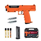 SABRE Pepper Spray Launcher — Pepper Spray Gun with 7 Red Pepper Projectiles, 14 Inert Practice Projectiles, 2 CO2 Cartridges and Storage Case — Home Security Defense Kit