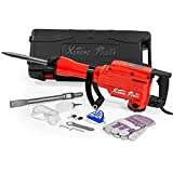 XtremepowerUS 2200Watt Heavy Duty Electric Demolition Jack hammer Concrete Breaker W/Case, Gloves