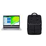 Acer Aspire 5 A515-46-R14K, AMD Ryzen 3 3350U Quad-Core Mobile Processor, 15.6' Full HD IPS Display, 4GB DDR4, 128GB NVMe SSD with Acer 15.6' Black Travel Backpack
