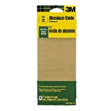 3M 19015NA-CC 19015ES-CC Fine Grit Aluminum Oxide Sandpaper for Paint, Wood, & Metal, 3-2/3 x 9-Inch, 9-Pack, Tan/Brown, 9 Count