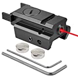 EZshoot Red Dot Laser Sight Tactical 20mm Standard Picatinny Weaver Rail for Pistol Handgun Gun Rifle