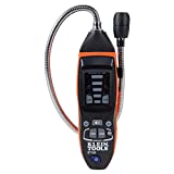 Klein Tools ET120 Gas Leak Detector, Combustible Gas Leak Tester with 18-Inch Gooseneck Has Range 50 - 10,000 ppm, Includes Pouch, Batteries