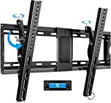 Everstone Adjustable Tilt TV Wall Mount Bracket for Most 32-90 Inch LED,LCD,OLED,Plasma Flat Screen,Curved TVs,Low Profile,Up to VESA 600x400 and 165 lbs,Fits 16',18',24'