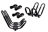TMS® 2 Pairs J-Bar Rack HD Kayak Carrier Canoe Boat Surf Ski Roof Top Mount Car SUV Crossbar