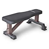 Steelbody Deluxe Versatile Rated 800 lbs Flat Utility Workout Bench Station for Home Gym Weightlifting and Strength Training STB-10101