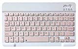 Ultra-Slim Bluetooth Keyboard Portable Rechargeable Wireless Keyboard Compact for Android Windows Tablet Cell Phone iOS iPhone iPad, iPad Pro, iPad Air, iPad Mini, MacBook Pro Air (Big Size Pink)